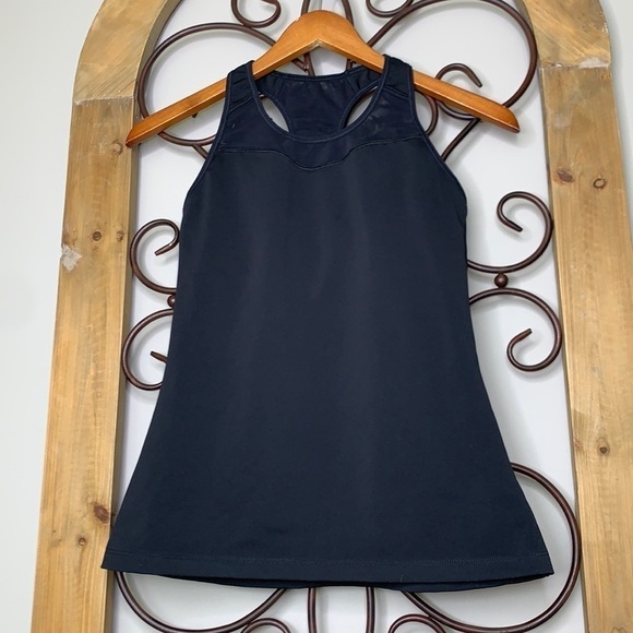 Athleta Spiral Support Racerback Tank with Mesh Detailing - Picture 3 of 7